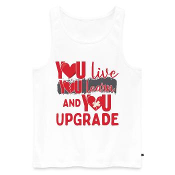 Women Divorce Breakup Relationship - Men's Premium Organic Tank Top - white - Front - Michal (187cm)