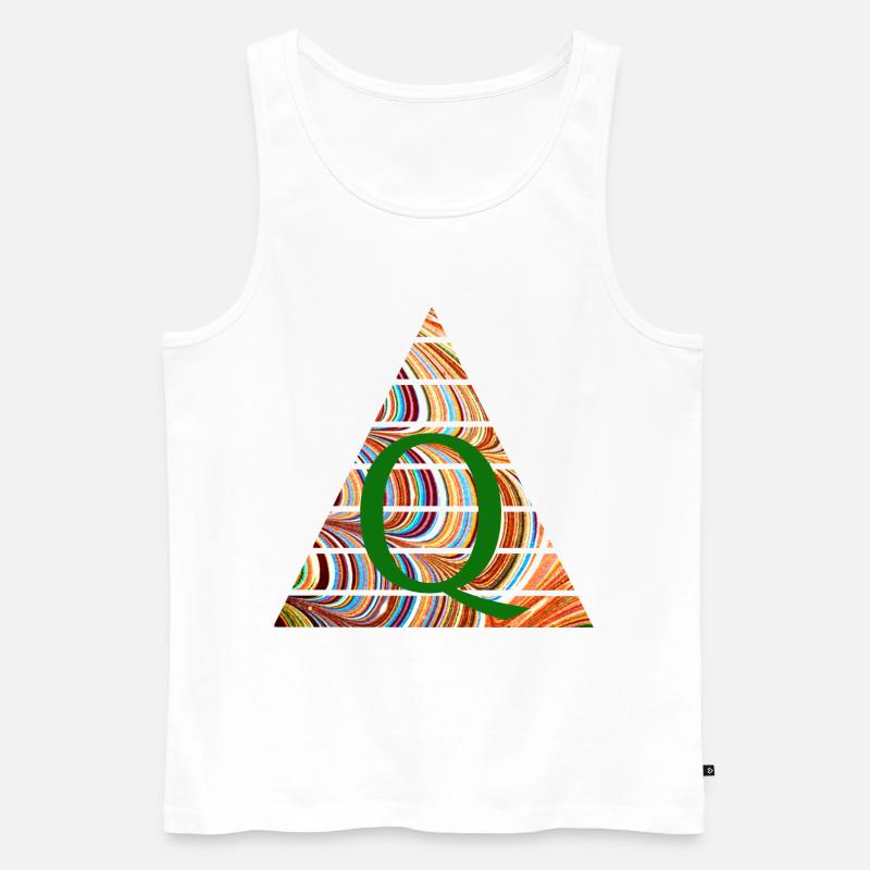 dreieck e 56 q - Männer Premium Bio Tank Top - Weiß