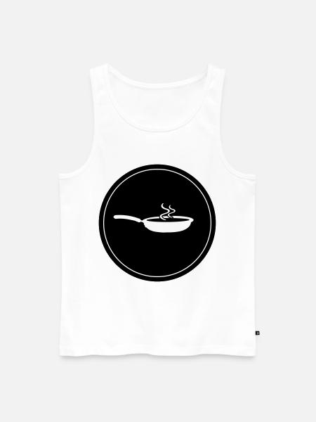 Pan cook - Men's Premium Organic Tank Top - white