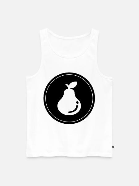 Pear Fruit - Men's Premium Organic Tank Top - white