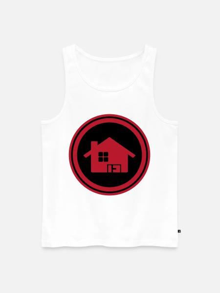 House Property - Men's Premium Organic Tank Top - white