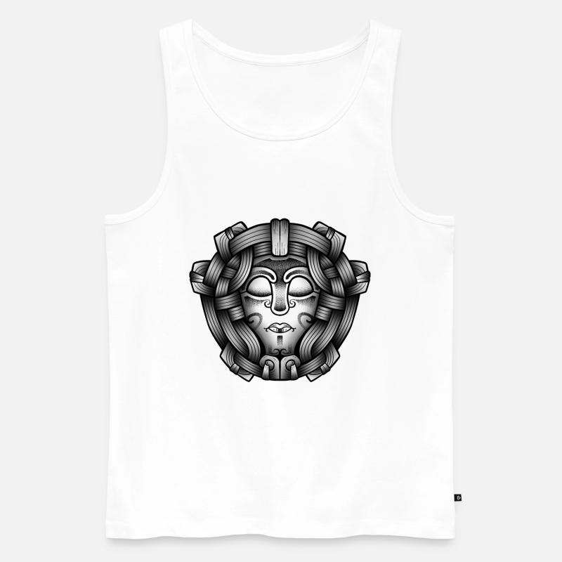 Walkürenkunst - Männer Premium Bio Tank Top - Weiß