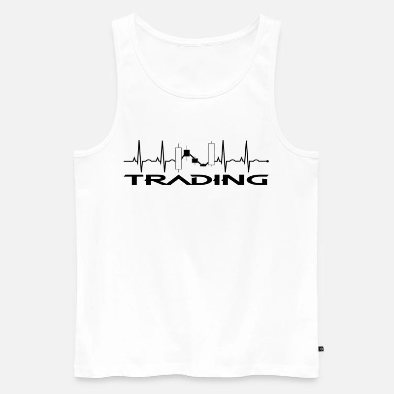 Verhandlungen - Männer Premium Bio Tank Top - Weiß