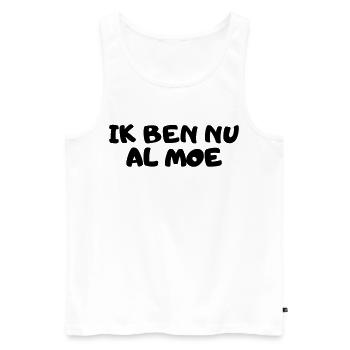 I'm already tired - Men's Premium Organic Tank Top - white - Front - AI Model Male 178 light (178cm)