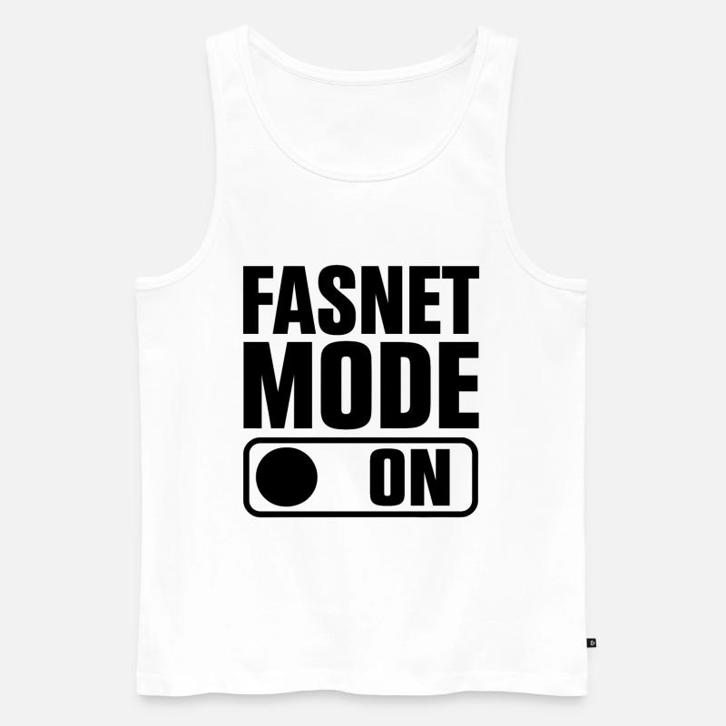 Fasnet Mode On - Männer Premium Bio Tank Top - Weiß
