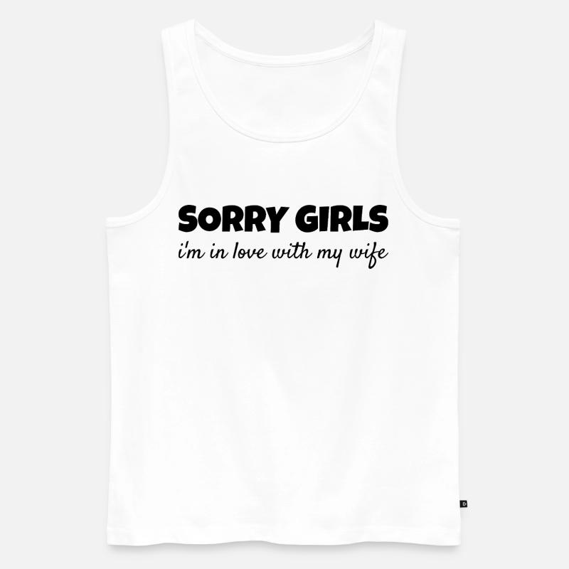 Vergeben Ehemann Stolz Liebesbeweis Romantisch - Männer Premium Bio Tank Top - Weiß