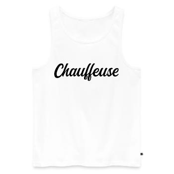 Professioneller LKW-Fahrer Pr - Männer Premium Bio Tank Top - Weiß - Vorne - Michal (187cm)