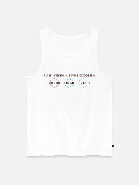 altes-wissen - Männer Premium Bio Tank Top - Weiß