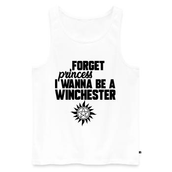 PRINCESS, GESCHENK - Männer Premium Bio Tank Top - Weiß - Vorne - Michal (187cm)