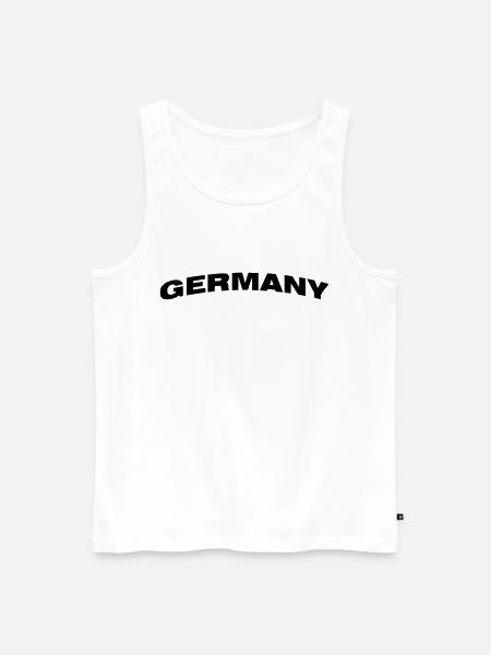 Germany - Men's Premium Organic Tank Top - white