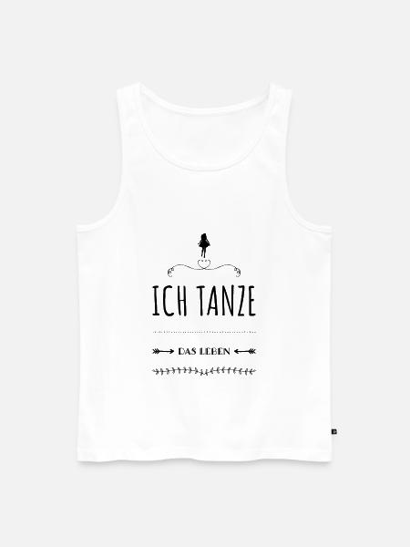 Tanzen Tänzer Tänzerin Tanzstil Geschenkidee - Männer Premium Bio Tank Top - Weiß