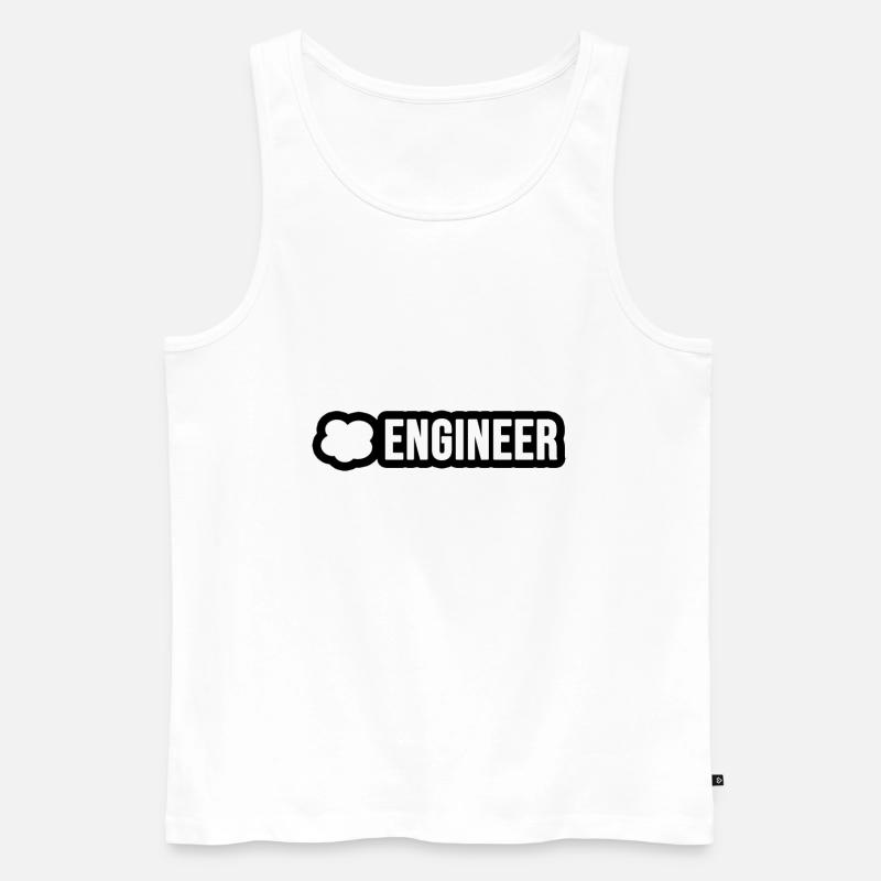 Cloud Engineer - Männer Premium Bio Tank Top - Weiß