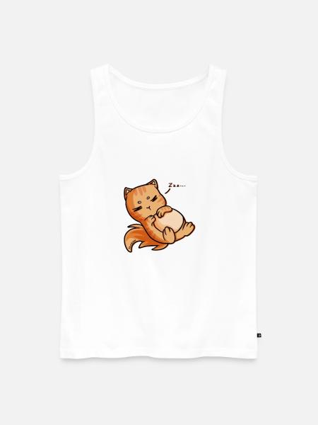 Always Be Yourself Cat - Men's Premium Organic Tank Top - white