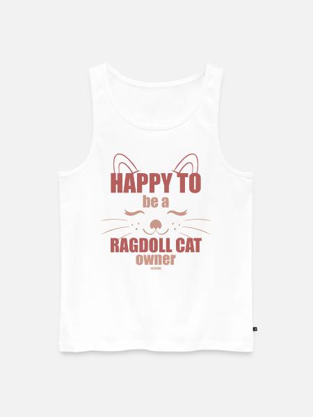 Ragdoll Cat Cat Lovers Kittens - Men's Premium Organic Tank Top - white