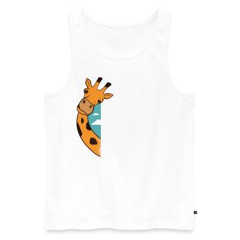 I Like Africa And Maybe Three People - Männer Premium Bio Tank Top - Weiß - Vorne - Michal (187cm)