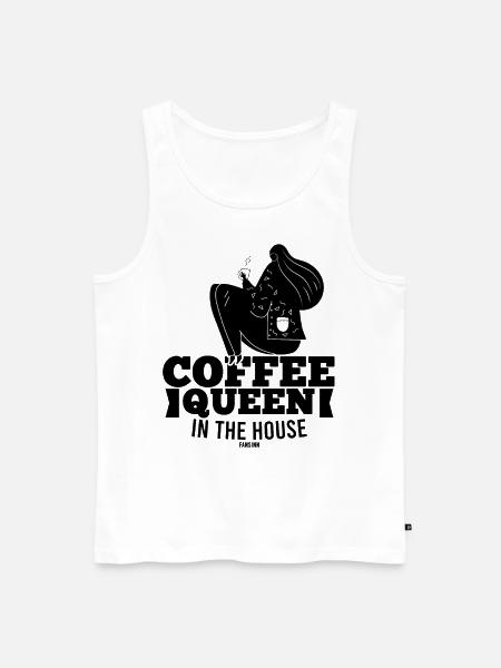 Breakfast coffee for mom - Men's Premium Organic Tank Top - white