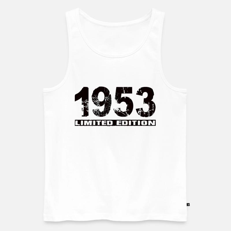 Limited Edition 1953 - Männer Premium Bio Tank Top - Weiß