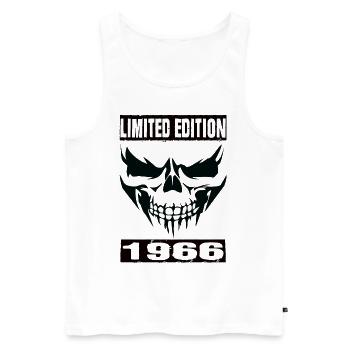 Limited Edition 1966 - Männer Premium Bio Tank Top - Weiß - Vorne - AI Model Male 178 light (178cm)