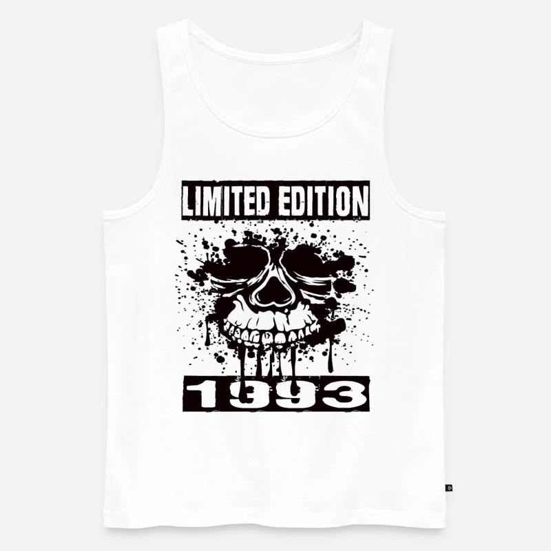 Limited Edition 1993 - Männer Premium Bio Tank Top - Weiß