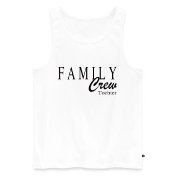 Family Crew Tochter - Männer Premium Bio Tank Top - Weiß - Vorne - Michal (187cm)