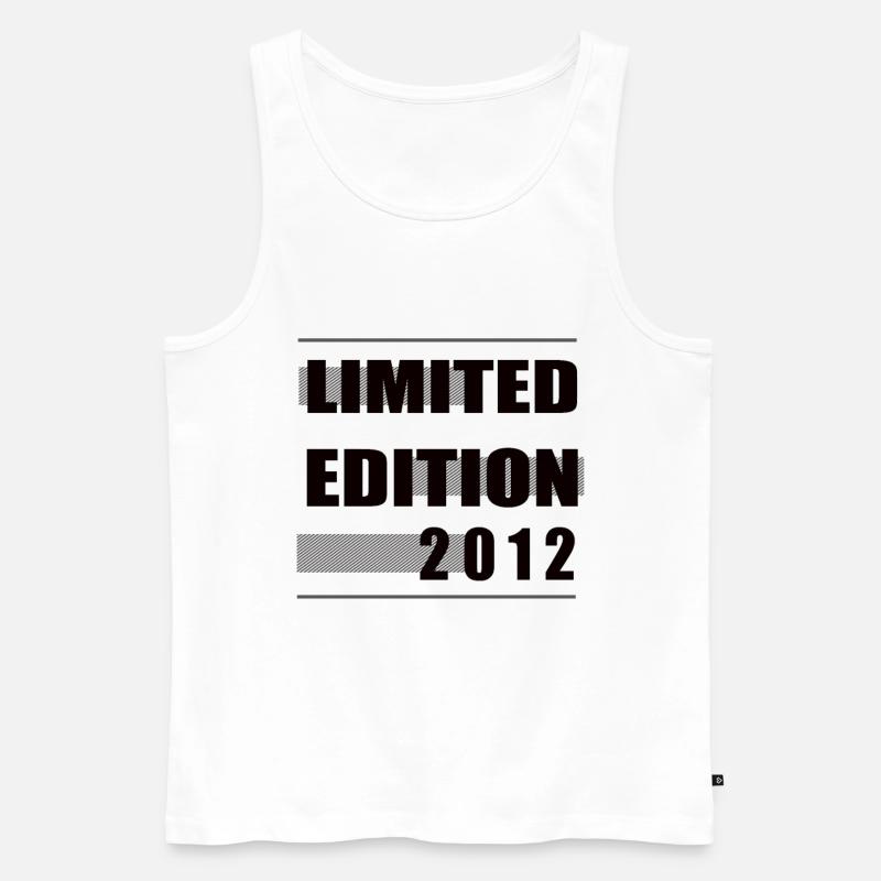 Limited Edition 2012 - Männer Premium Bio Tank Top - Weiß