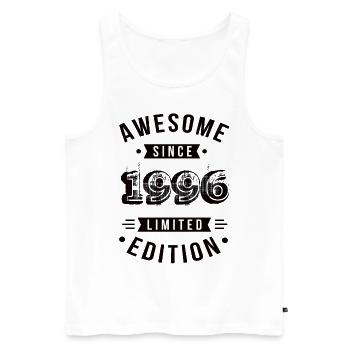 Awesome Since 1996 Limited Edition - Men's Premium Organic Tank Top - white - Front - Michal (187cm)