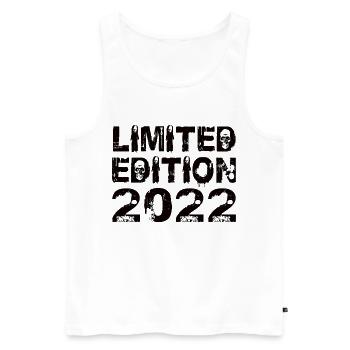 Limited Edition 2022 Geburtstag 2022 Geburtstag - Männer Premium Bio Tank Top - Weiß - Vorne - Michal (187cm)