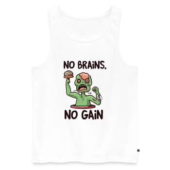 Zombies Zombie Halloween Zombie Kostüm - Männer Premium Bio Tank Top - Weiß - Vorne - AI Model Male 178 light (178cm)