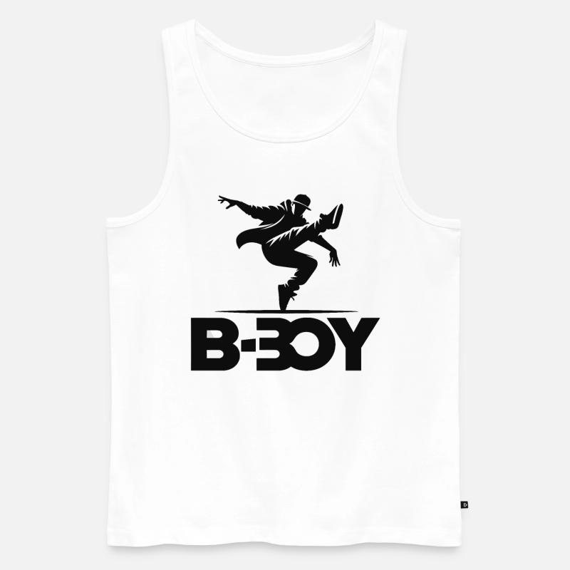 Breakdance Breakdancer Breakdance Kinder - Männer Premium Bio Tank Top - Weiß