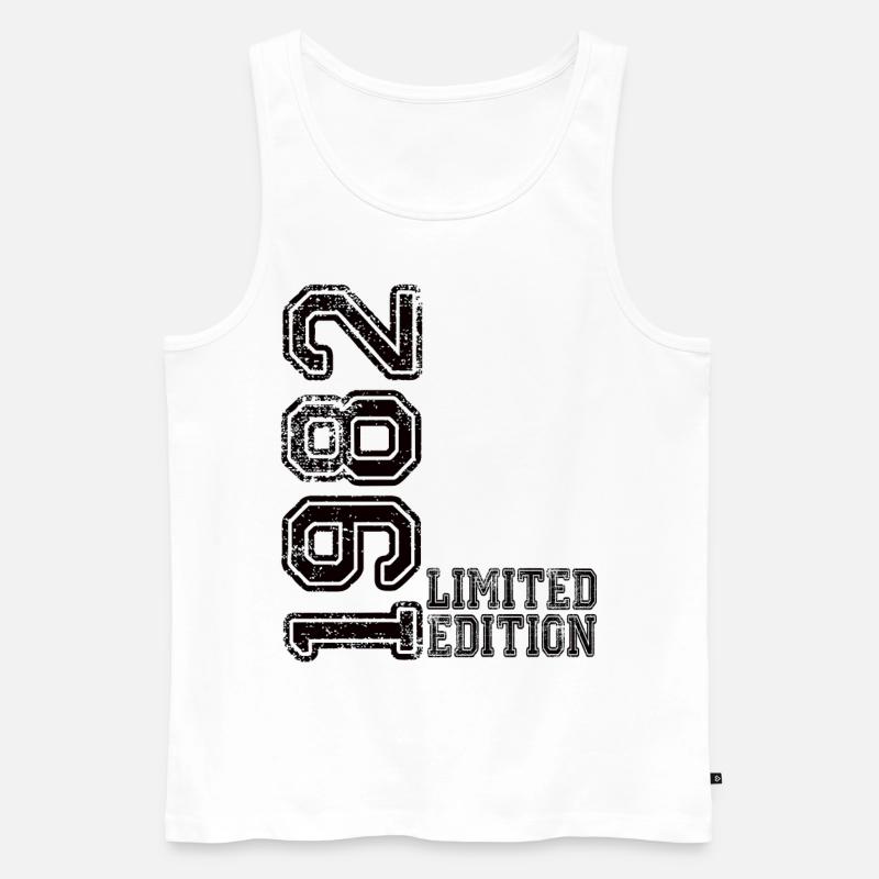 Limited Edition 1982 - Männer Premium Bio Tank Top - Weiß