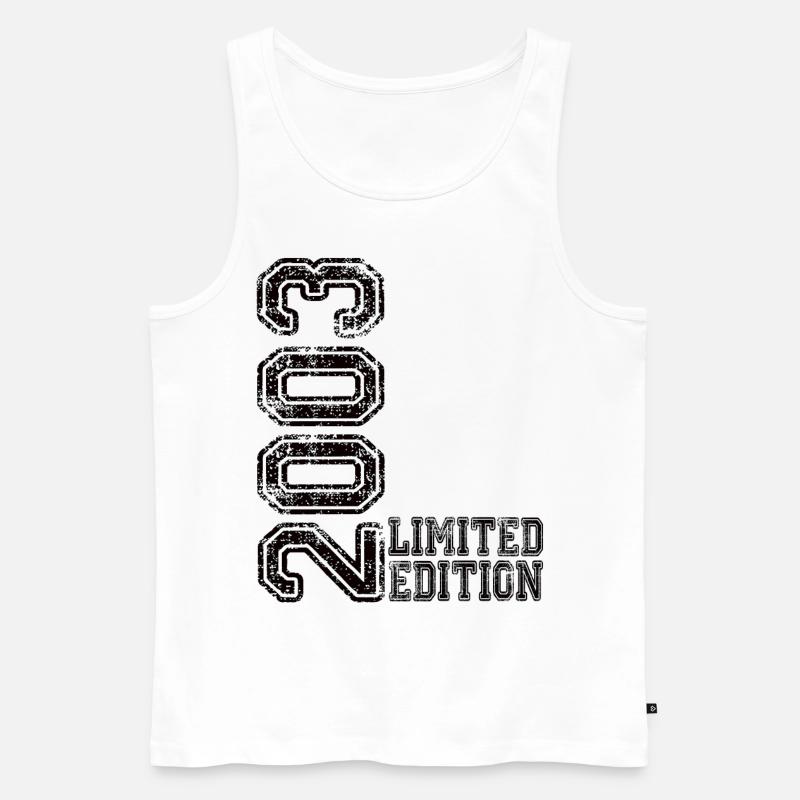 Limited Edition 2003 - Männer Premium Bio Tank Top - Weiß