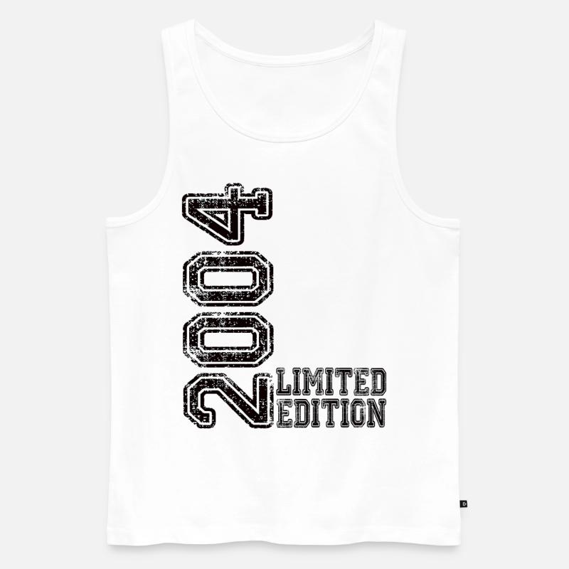 Limited Edition 2004 - Männer Premium Bio Tank Top - Weiß