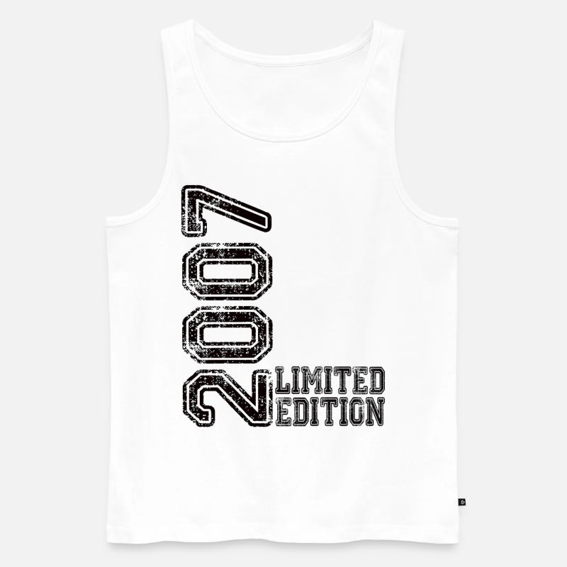 Limited Edition 2007 - Männer Premium Bio Tank Top - Weiß