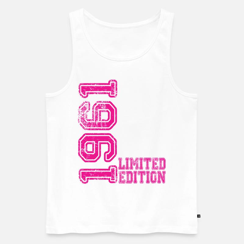 Limited Edition 1961 - Männer Premium Bio Tank Top - Weiß