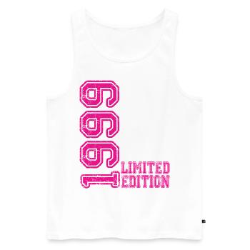 Limited Edition 1999 - Männer Premium Bio Tank Top - Weiß - Vorne - Michal (187cm)