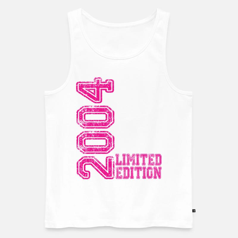 Limited Edition 2004 - Männer Premium Bio Tank Top - Weiß