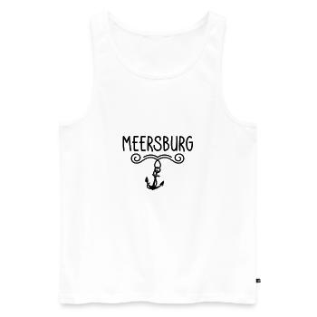 Meersburg - Männer Premium Bio Tank Top - Weiß - Vorne - Michal (187cm)