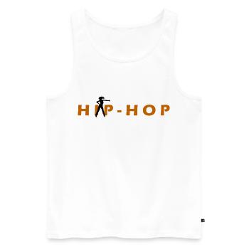 Hip-Hop Breakdance Rap Dancing - Débardeur bio Premium Homme - blanc - Devant - Michal (187cm)