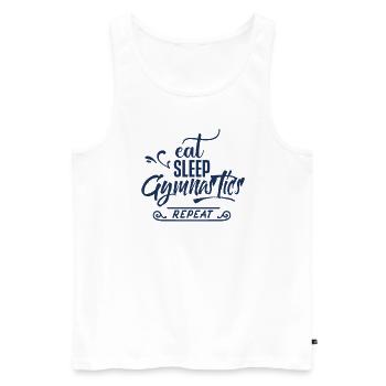 Turner Gymnast Gymnastics Gymnast Gymnastics - Men's Premium Organic Tank Top - white - Front - Michal (187cm)
