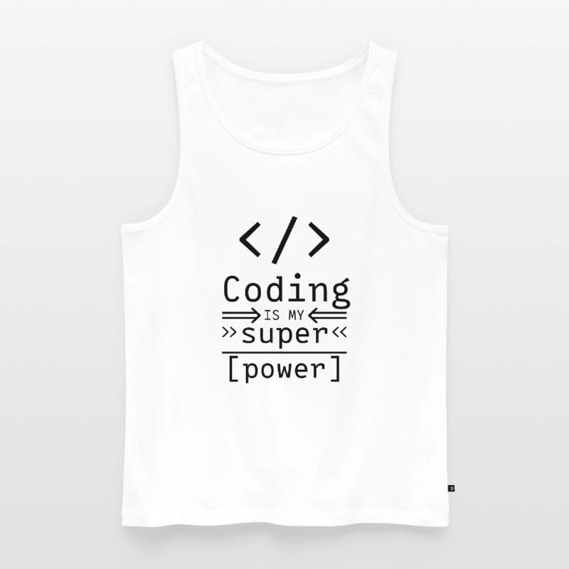 Coding Informatik Software Programmierer Coder Männer Premium Bio Tank Top