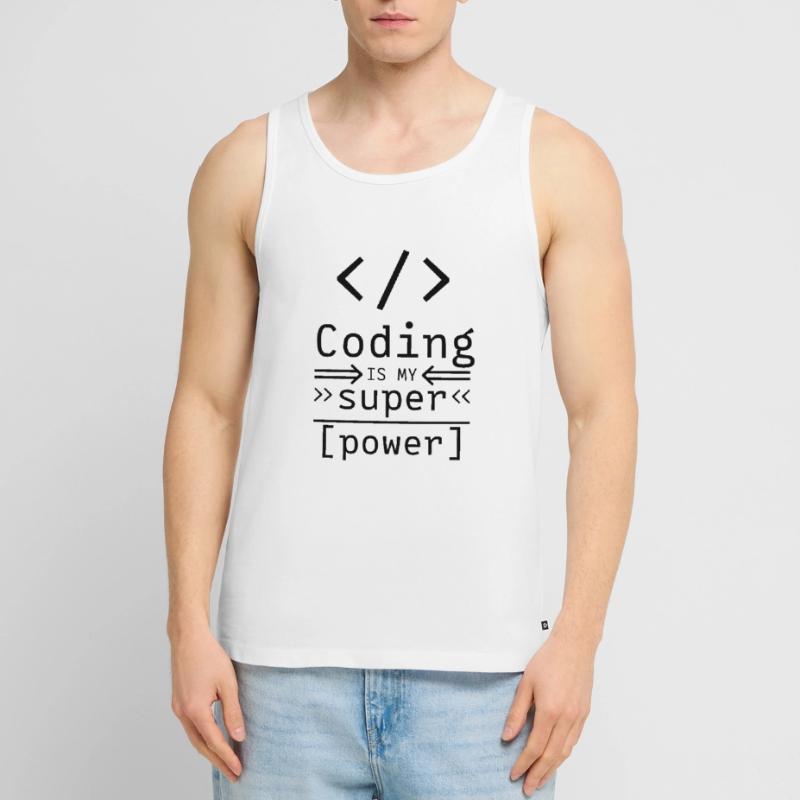 Coding Informatik Software Programmierer Coder Männer Premium Bio Tank Top
