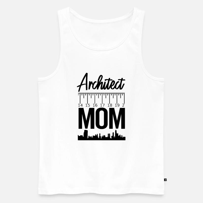 Architecte architecte architecte architecte - Débardeur bio Premium Homme - blanc