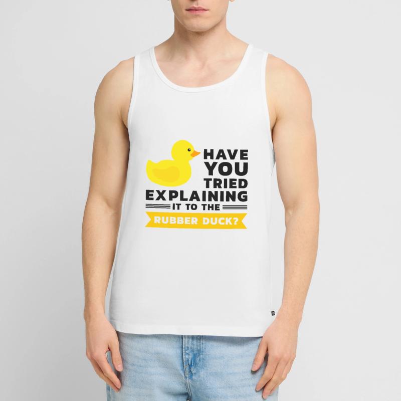 Programmierer Gummiente Debug Männer Premium Bio Tank Top