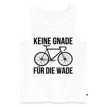 Rennradfahrer - Männer Premium Bio Tank Top - Weiß - Vorne - Michal (187cm)