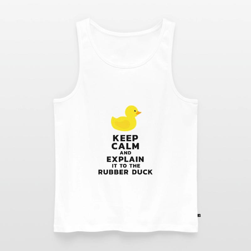 Programmierer Gummiente Debug Männer Premium Bio Tank Top