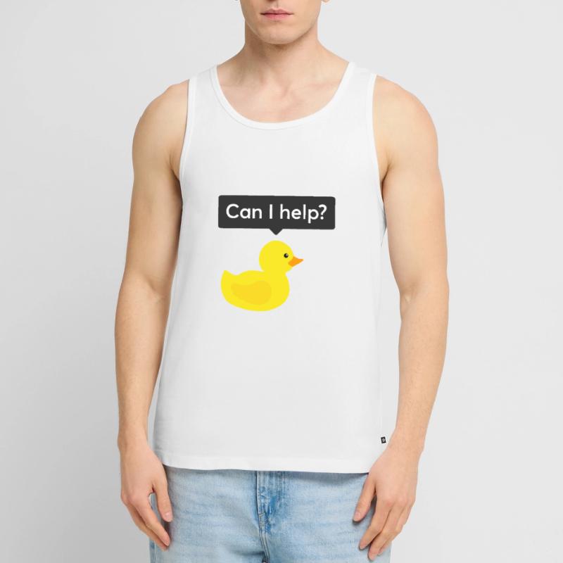 Programmierer Gummiente Debugging Männer Premium Bio Tank Top