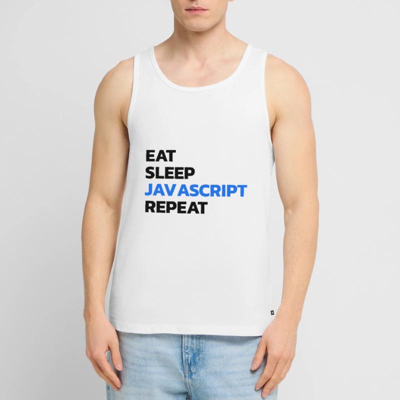 Programmer developer Javascript Men's Premium Organic Tank Top