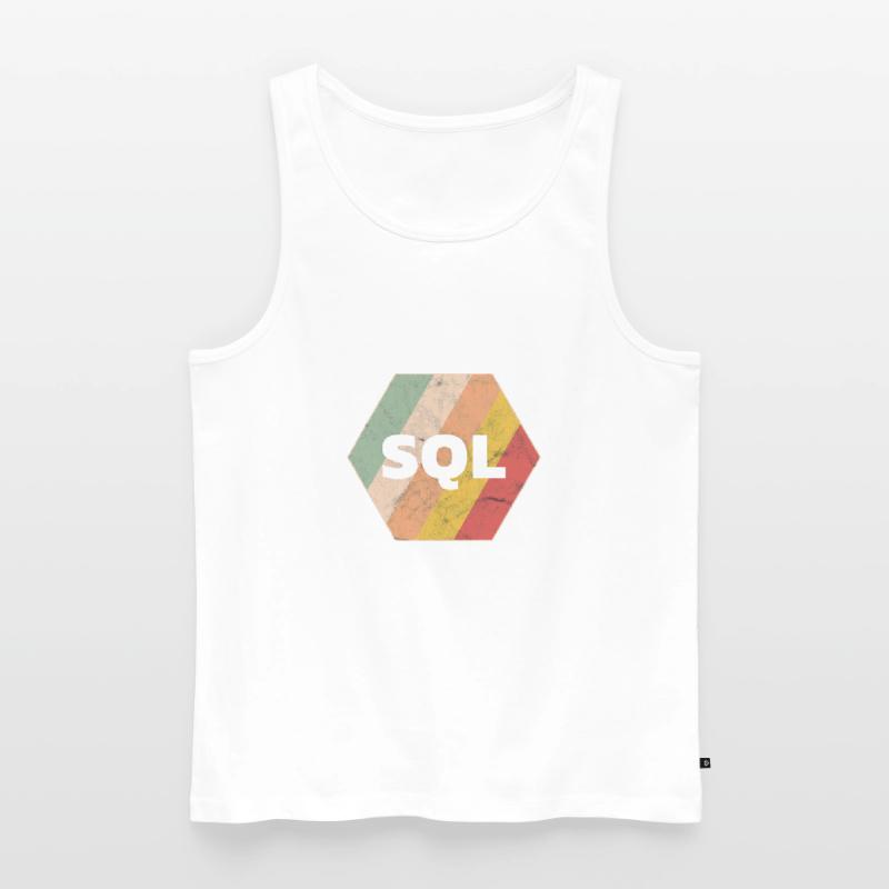 Programmer developer SQL Men's Premium Organic Tank Top