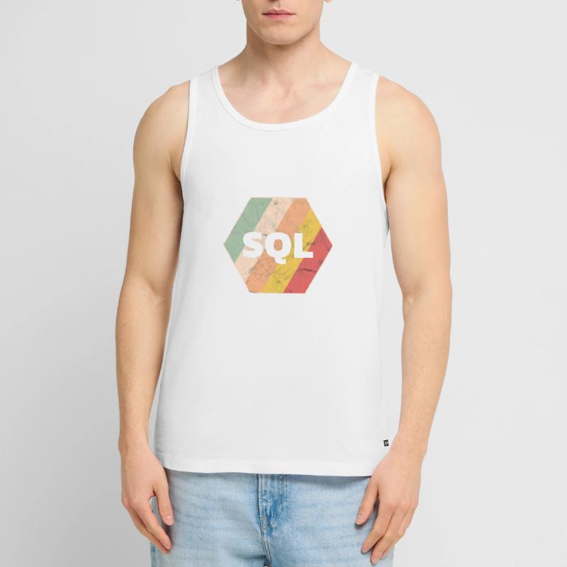 Programmer developer SQL Men's Premium Organic Tank Top