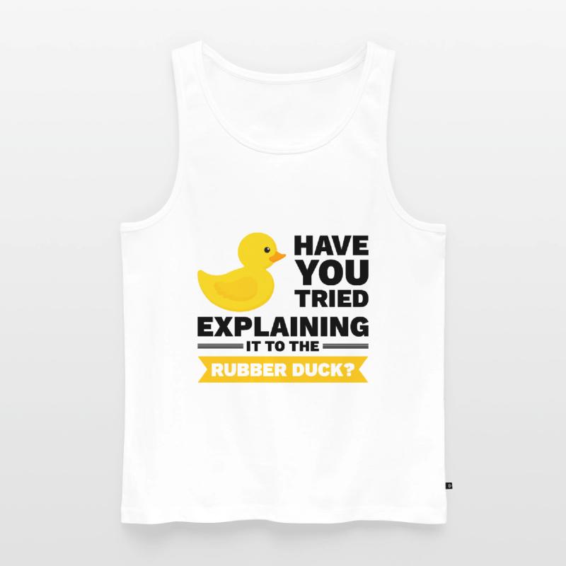 Programmierer Gummiente Debug Männer Premium Bio Tank Top